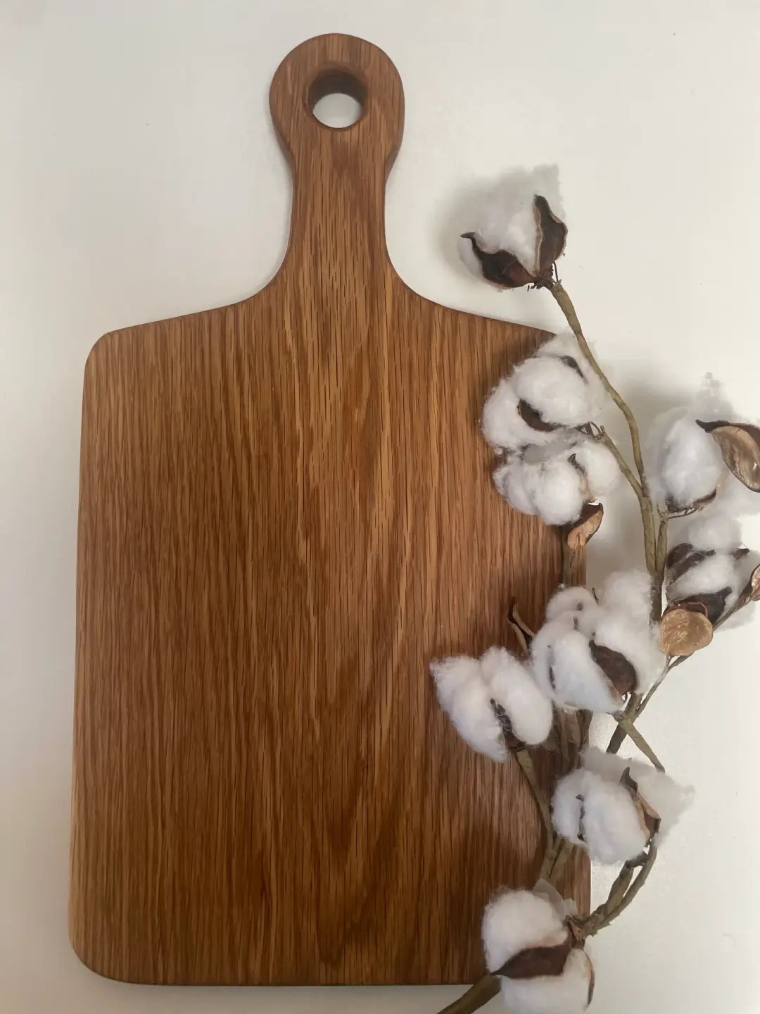 23HB01 - Large Solid White Oak Handle Board