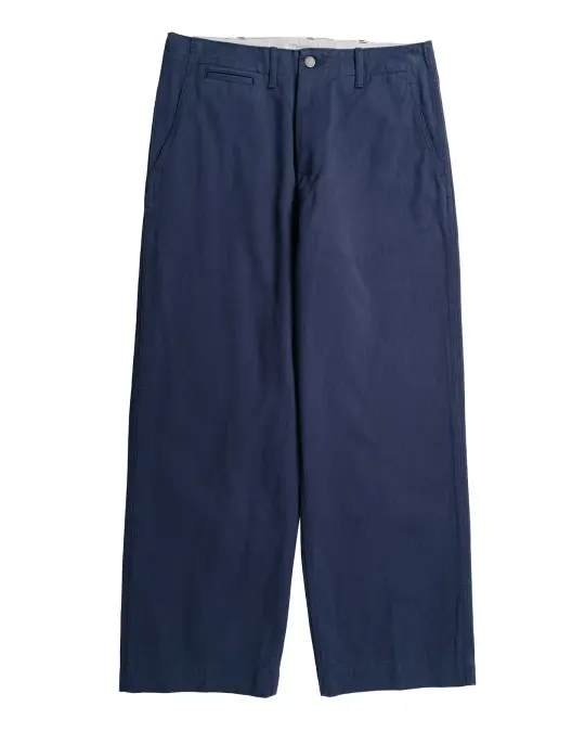 Beams Plus MIL Trousers Herringbone Navy