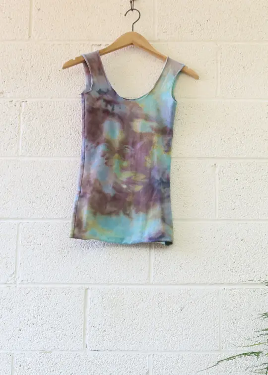 OOAK - Eos Shirt / 2XS / Stretch Cotton / Ice Dye (412)