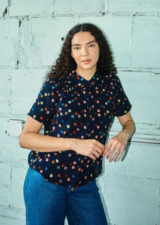 sample sale | winnie top polka | S-4X