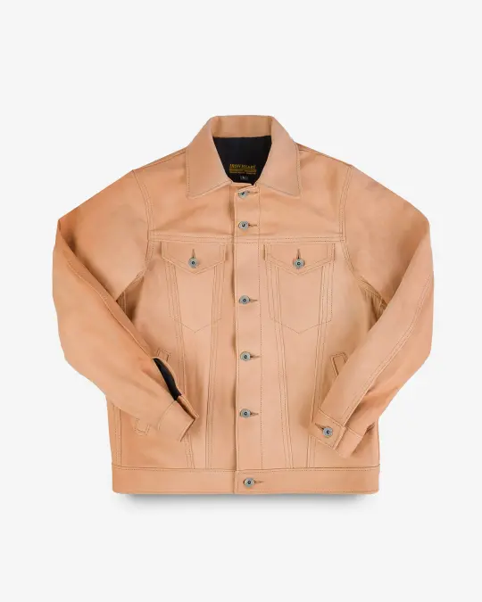 Iron Heart x Simmons Bilt Horsehide Type III Jacket - The Extractor - Natural