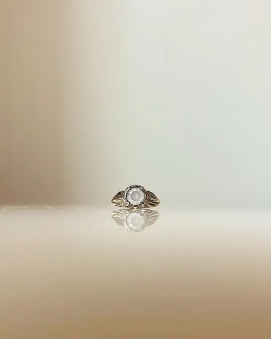 Pillars of the Heart III // 14ky + 1.15ct Diamond