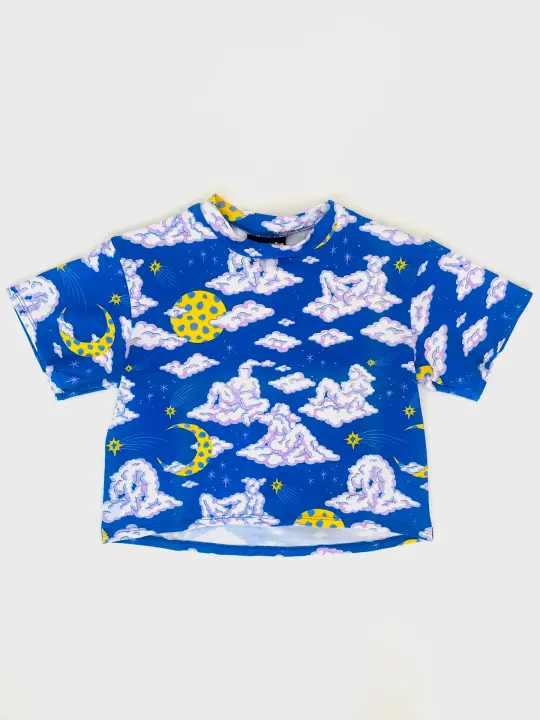 Crop Top Cloud People *Minor Imperfections*