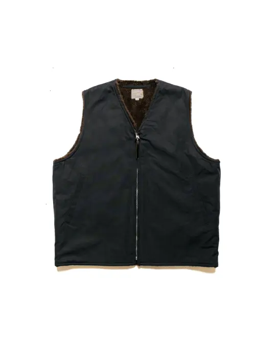 The Real McCoy's MJ23107 USN Alpaca Vest Navy
