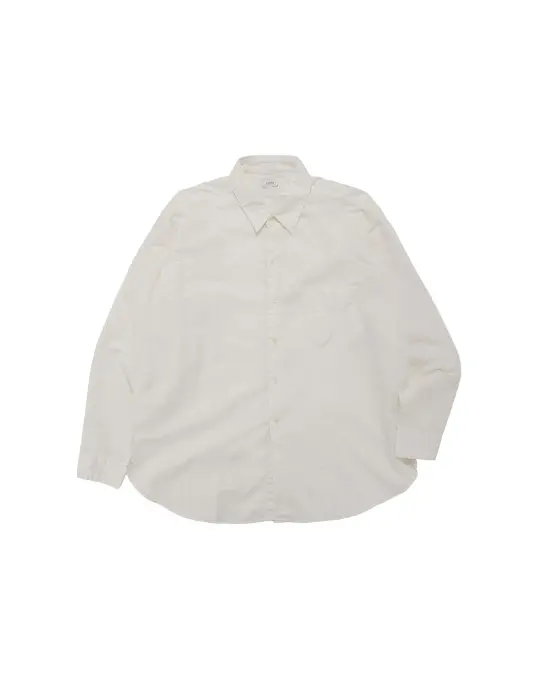 CIOTA Regular Collar Shirt Cotton/Linen Off White