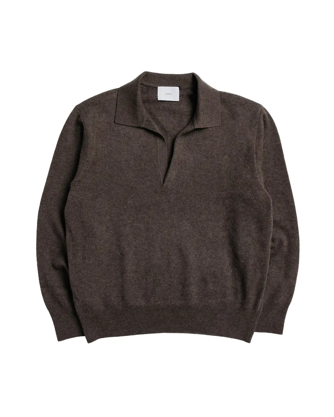 ssstein Extra Fine Wool Knit Skipper Mocha