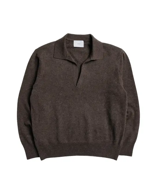 ssstein Extra Fine Wool Knit Skipper Mocha