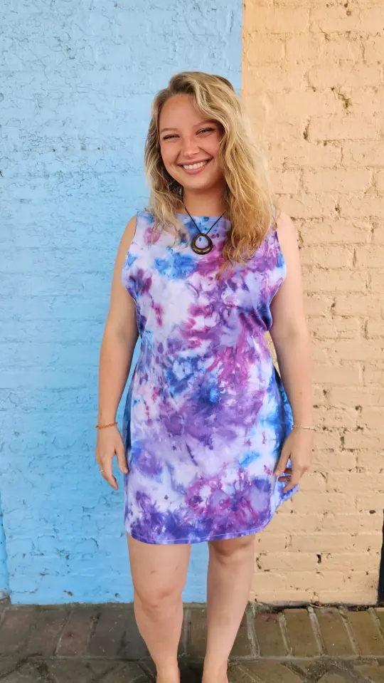 Scrunch Tie Dye Frock size XL #1388