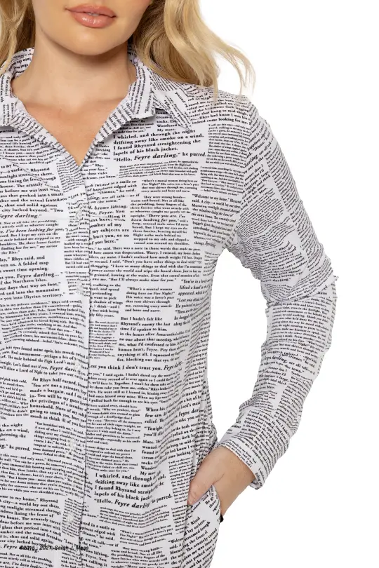 Hello, Feyre™ Darling Long Sleeve Business Time Shirt