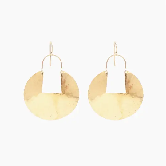 Large Medallion Earrings