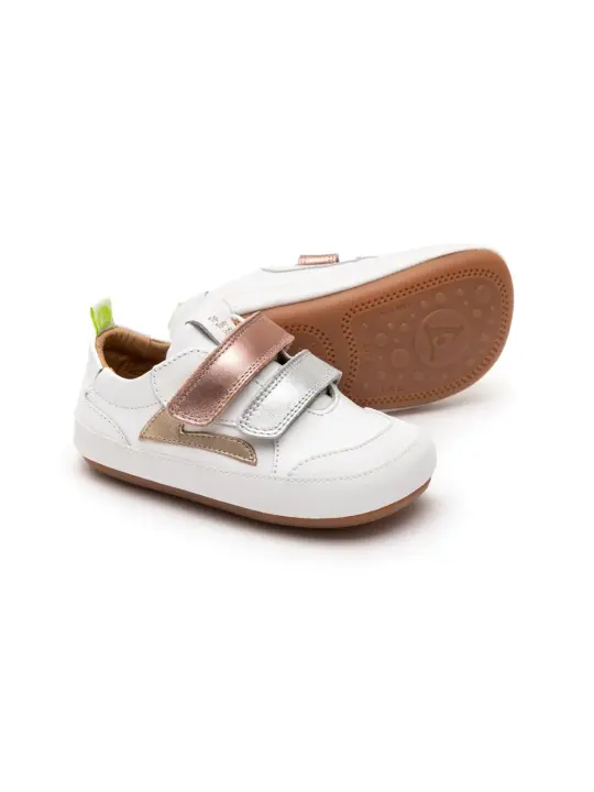 Landy Sneakers - White / Sterling Silver / Rose Gold (Baby)