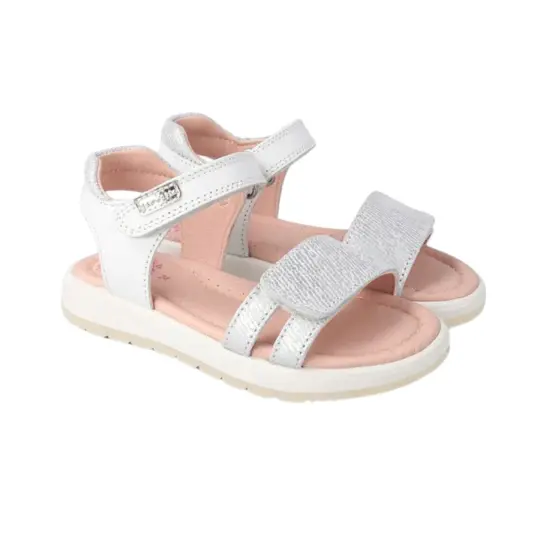 Metallic Silver Stripes Sandals (EU30 left!)