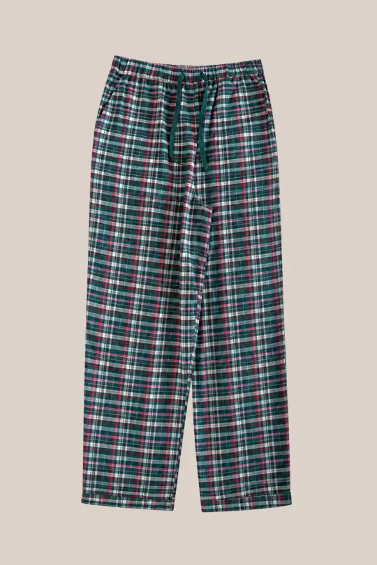 Men's Bentley Pajama Pants in Season's Greetings Plaid
