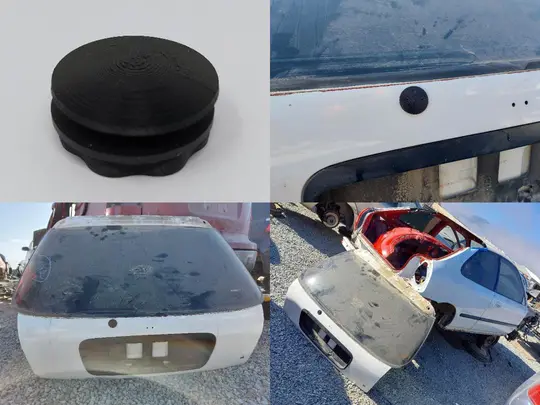 1996-2000 Honda Civic Hatchback Rear Wiper Delete Plug (Sealing)