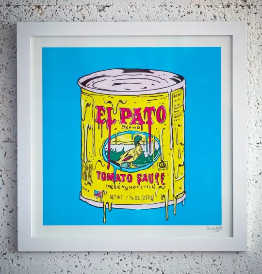 “Where es goofy duck” screen print