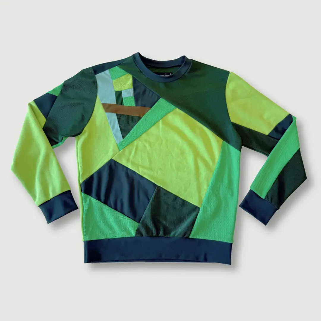 size small - sample sale - green sweatshirt