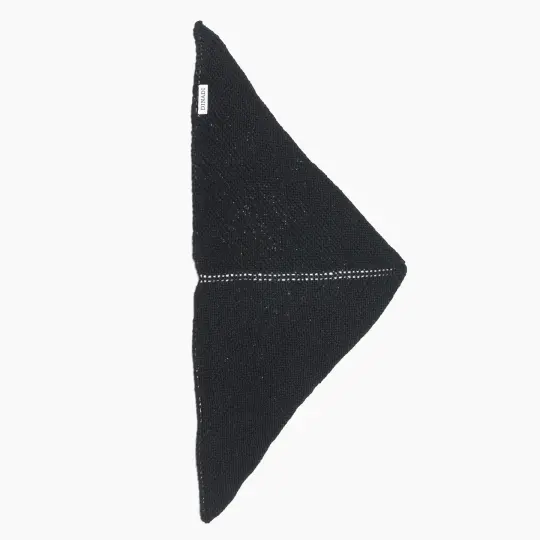 Merino Handknit Triangle Scarf