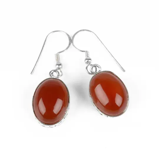 Natural Carnelian Earrings