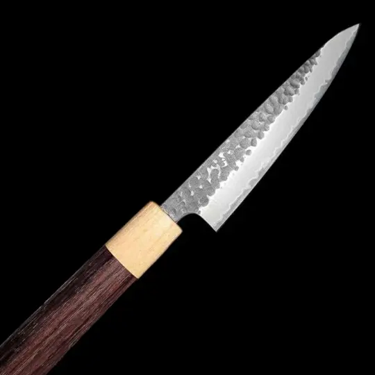 Tsunehisa AS Kurochi Tsuchime 135mm Petty Morado Wa Handle