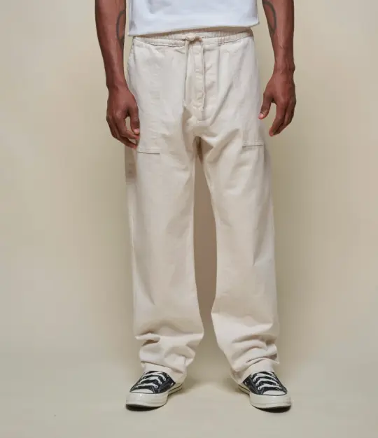 Worker's Cotton Twill Drawstring Pants
