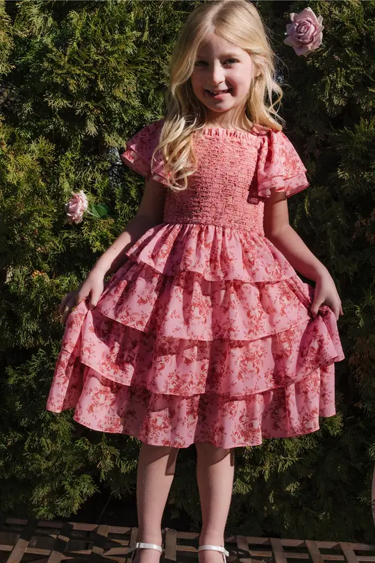 Mini Grace Dress in Desert Heritage Rose
