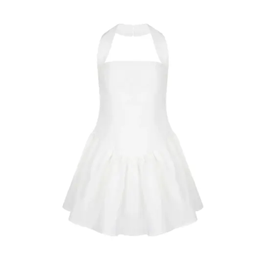 Three-dimensional ballet style halter neck tutu skirt 2025 summer temperament beauty short dress R3100