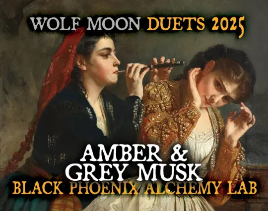 Wolf Moon: Amber &amp; Grey Musk Perfume Oil