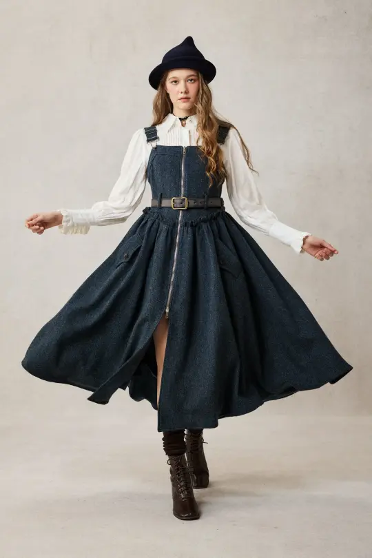 Tess 31 |100% Wool Halter Dress