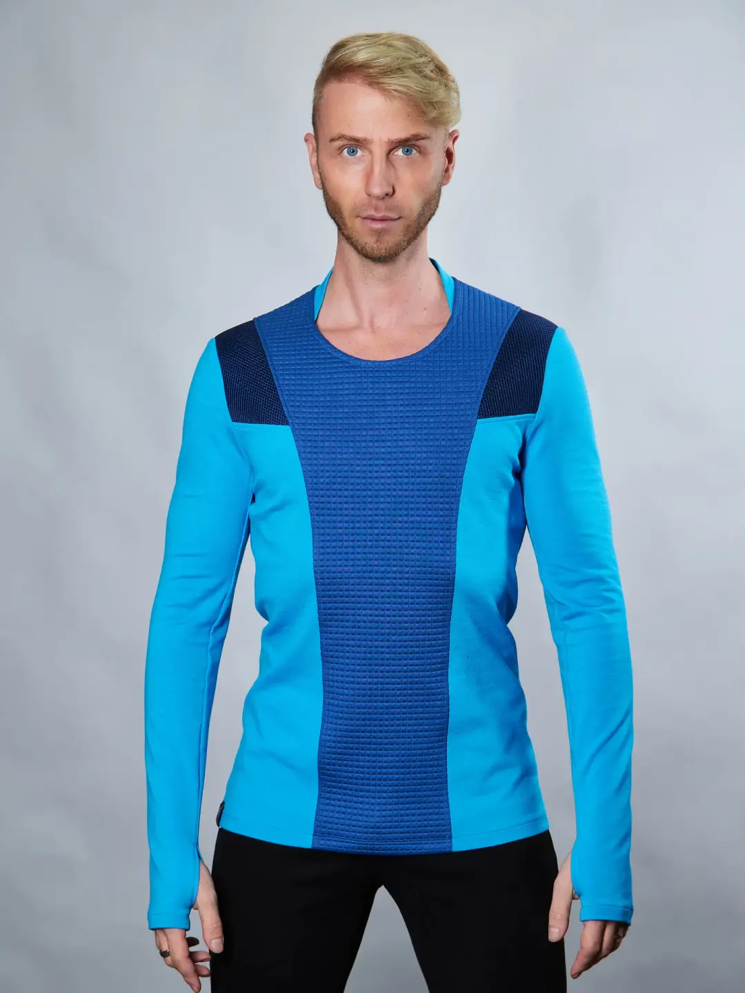 CC1-7 Blue cyberpunk sweater