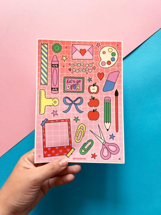 Back to school - Planche de stickers