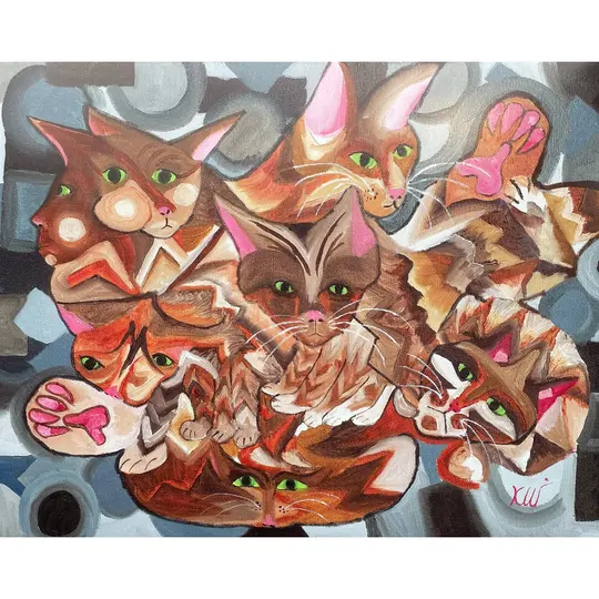 "Purrnica" Watercolor Print