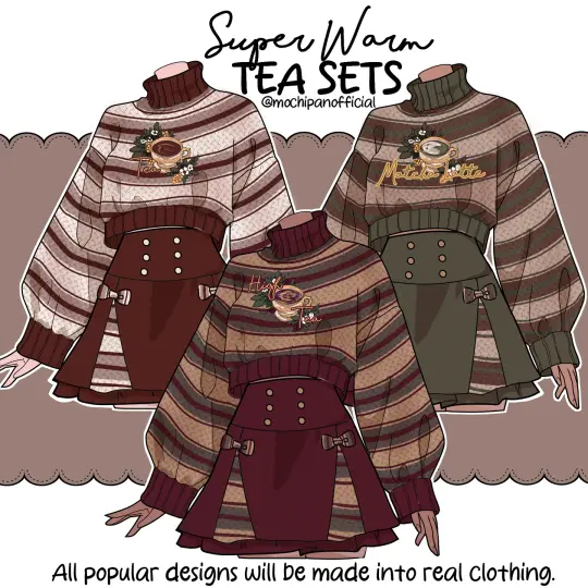 (Interest Check) High-Waisted Short Tea Skirts (In Development)
