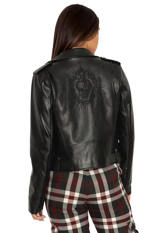 Sacred Heart Moto Jacket