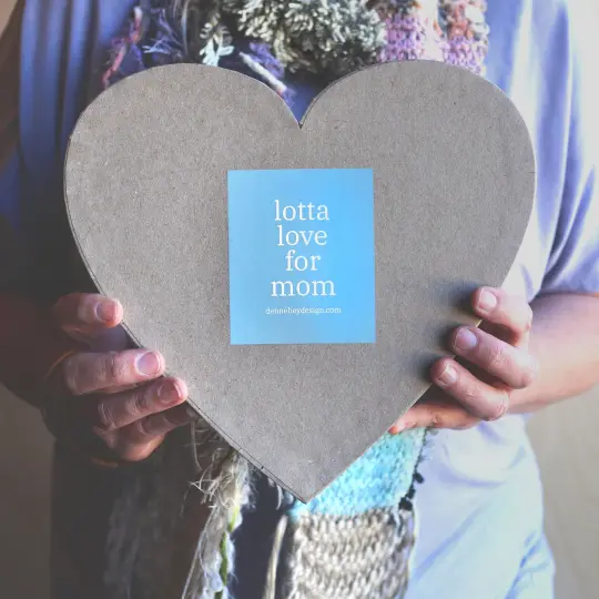 Heart-Shaped Mystery Boxes For Mom