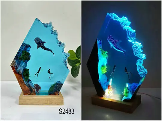 resin lamp