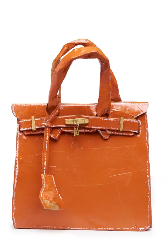 Paper Mache Birkin Bag