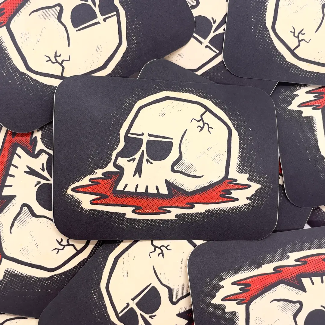 Skull Sticker