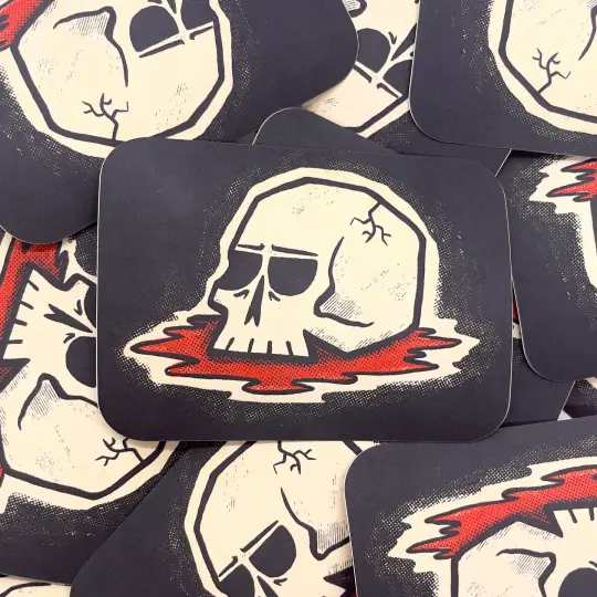 Skull Sticker