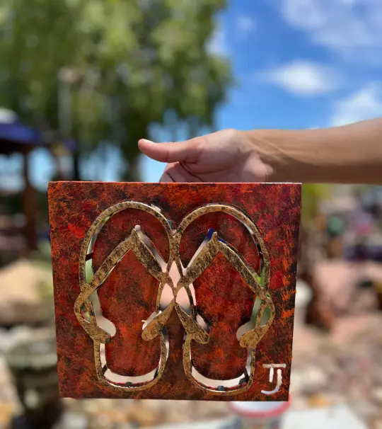 FLIP FLOPS W/ BACK