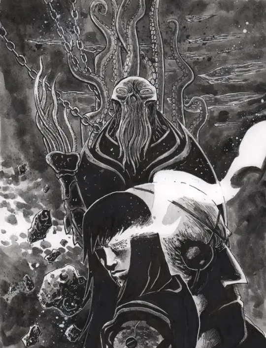 BLACKHOLERS Print #1A Original art