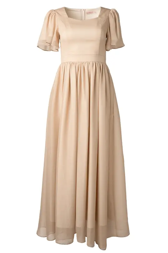 Abbie Dress in Champagne