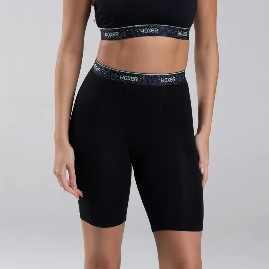 Biker High Waisted First Snow