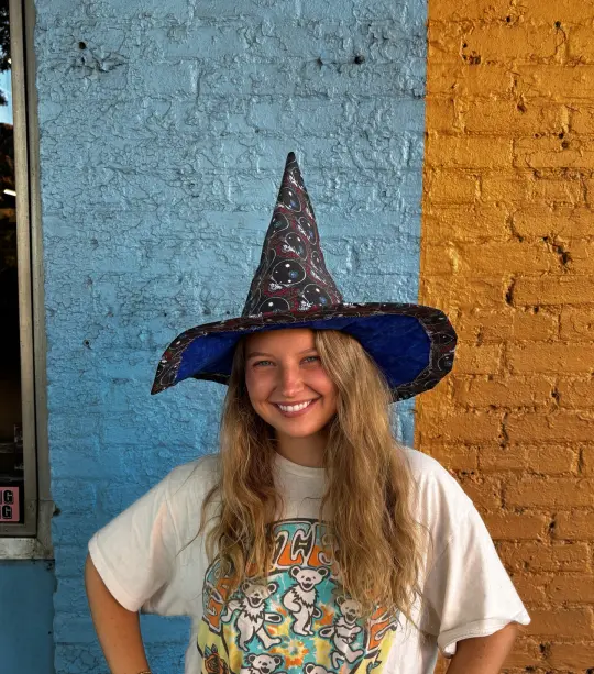 Handmade Cotton Witch Hat