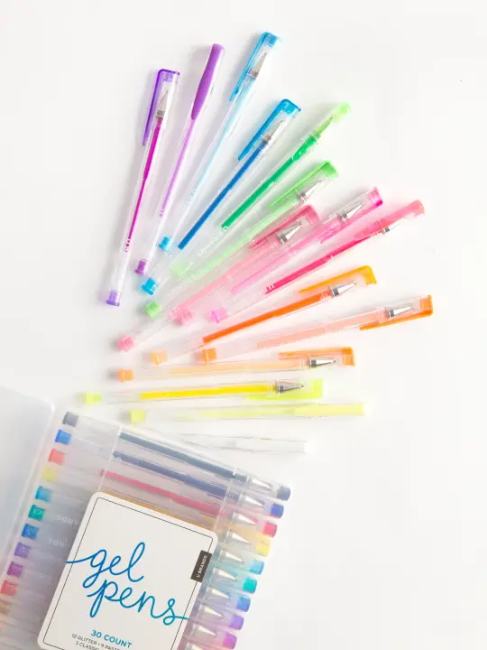 Gel Pens, Set of 30