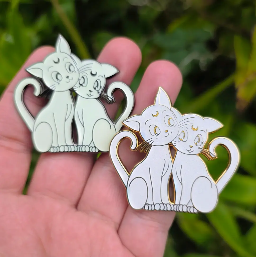 Moonlit Companions Pin (Glitter/Glow)
