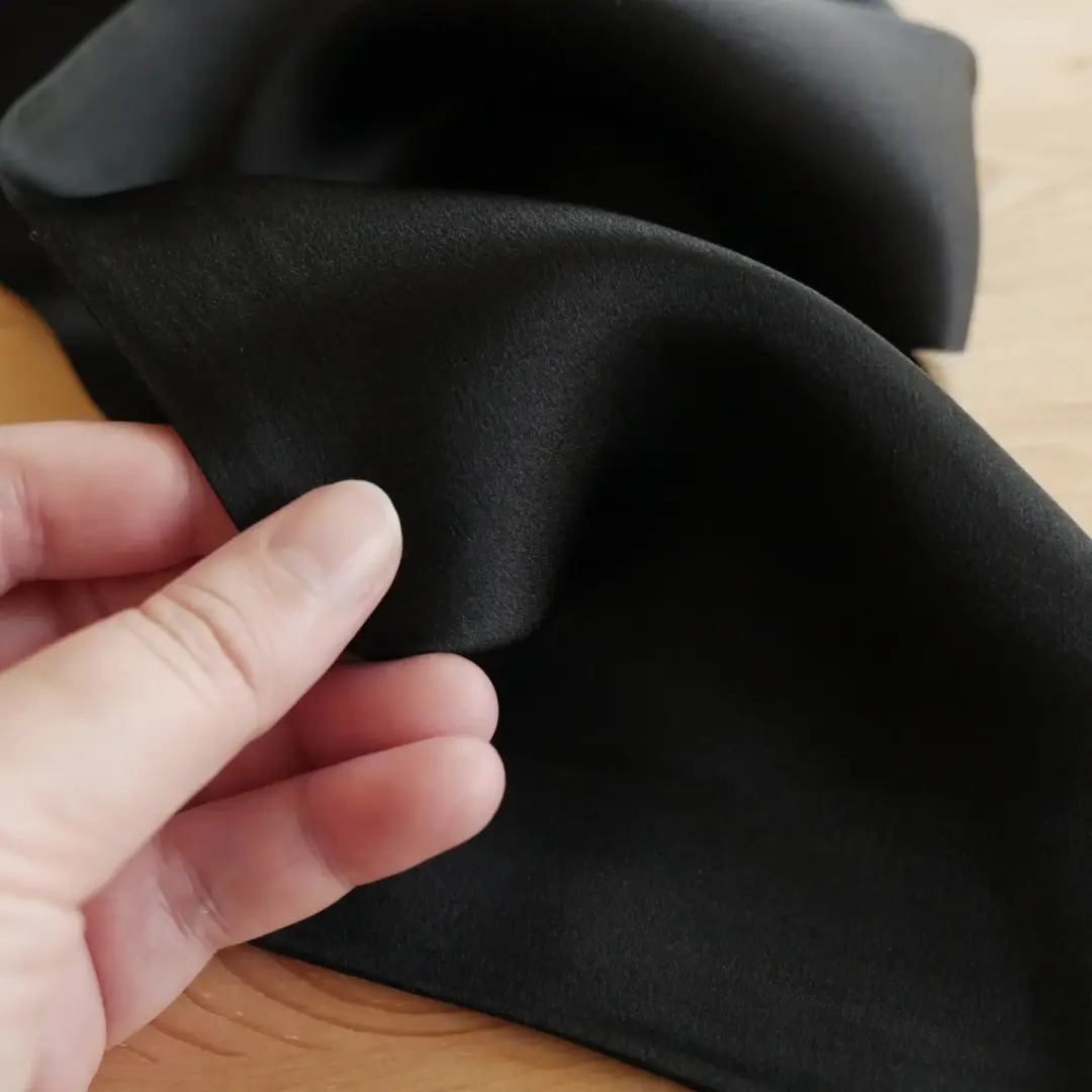Men's Black Silk Cravat