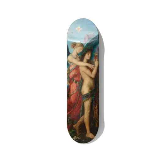 Gustave Moreau Hesiod and the Muse Skateboard Art