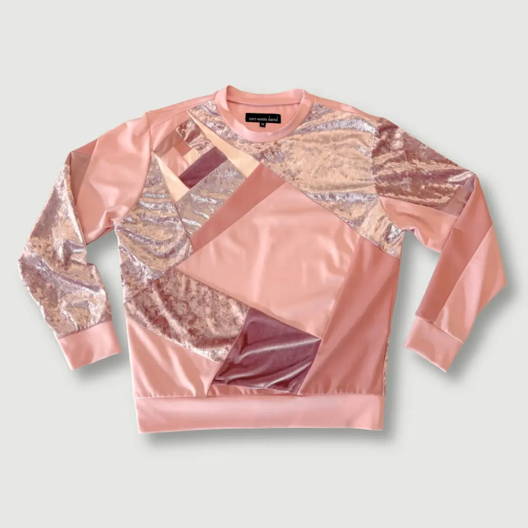 size medium - sample sale - soft pink sweatshirt