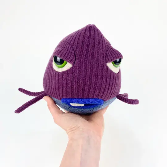 Doreen the handmade plush monster