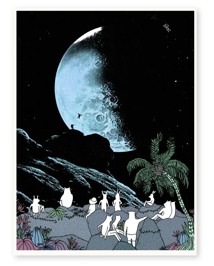 'Star Gazing' Limited Edition Art Print